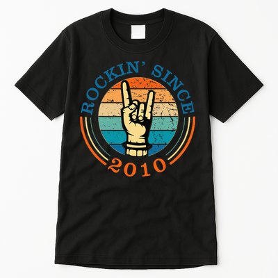 Rockin Since 2010 For Classic Rock Music Tall T-Shirt