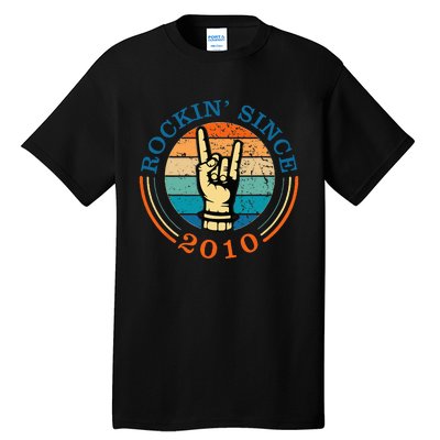 Rockin Since 2010 For Classic Rock Music Tall T-Shirt