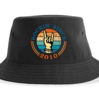 Rockin Since 2010 For Classic Rock Music Sustainable Bucket Hat