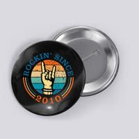 Rockin Since 2010 For Classic Rock Music Button