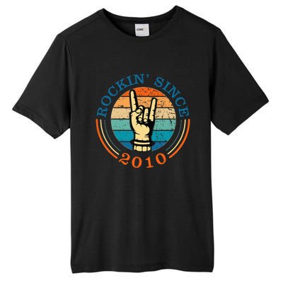 Rockin Since 2010 For Classic Rock Music Tall Fusion ChromaSoft Performance T-Shirt