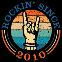 Rockin Since 2010 For Classic Rock Music 16 in Basic Backpack