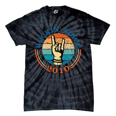 Rockin Since 2010 For Classic Rock Music Tie-Dye T-Shirt