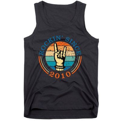 Rockin Since 2010 For Classic Rock Music Tank Top