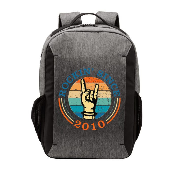 Rockin Since 2010 For Classic Rock Music Vector Backpack