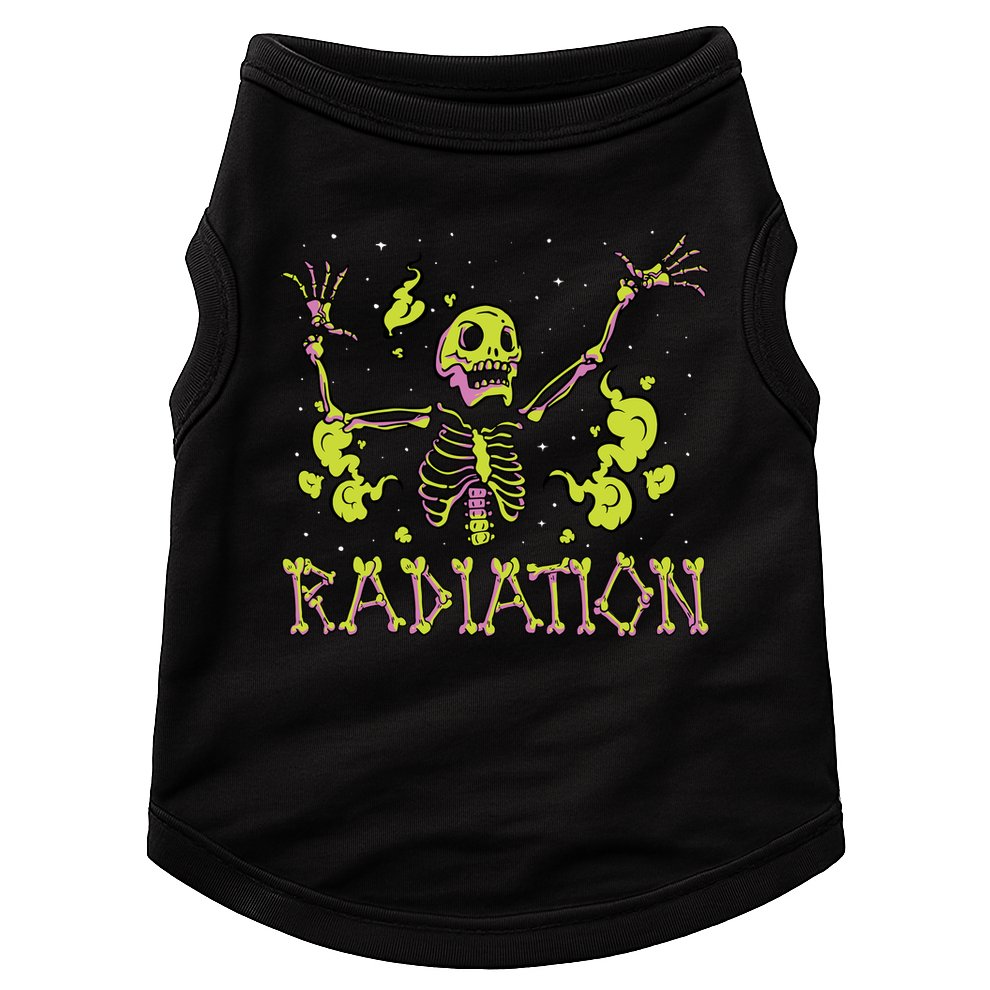 Radiation Skeleton Doggie Tank