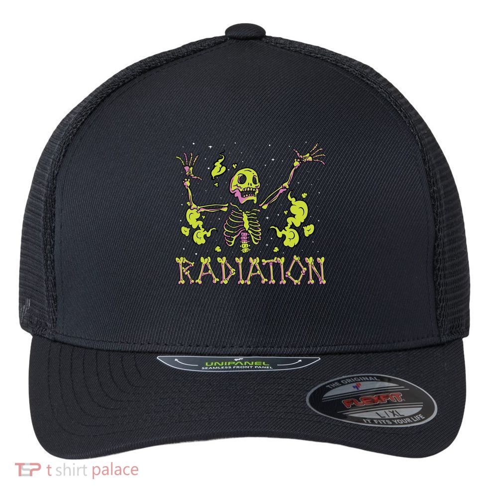Radiation Skeleton Flexfit Unipanel Trucker Cap