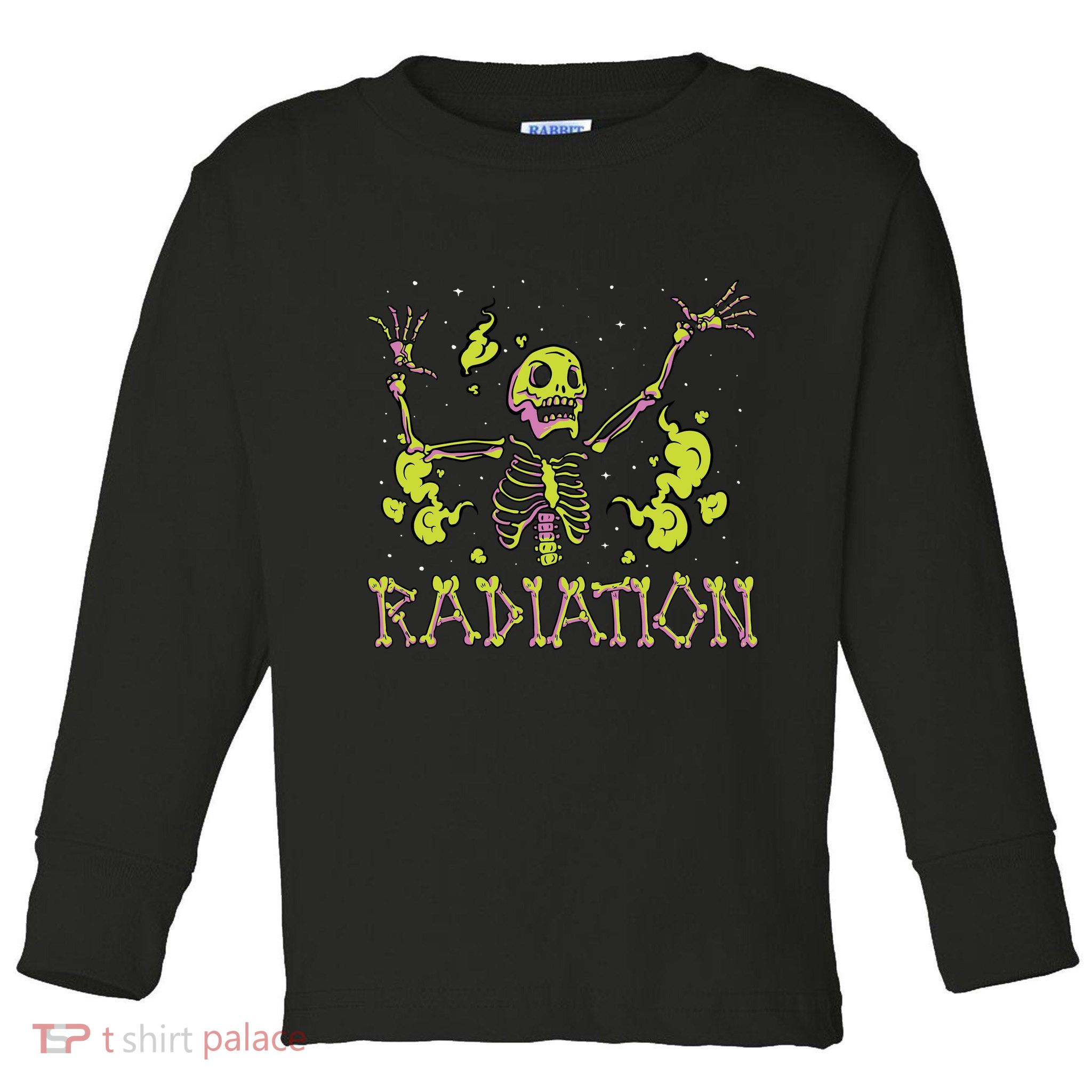 Radiation Skeleton Toddler Long Sleeve Shirt