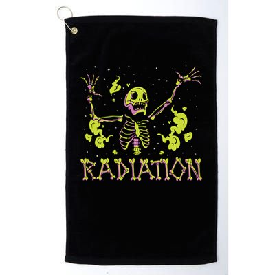 Radiation Skeleton Golf Towel