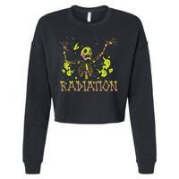 Radiation Skeleton Cropped Pullover Crew