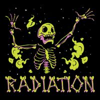 Radiation Skeleton Cropped Pullover Crew
