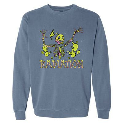 Radiation Skeleton Garment-Dyed Sweatshirt