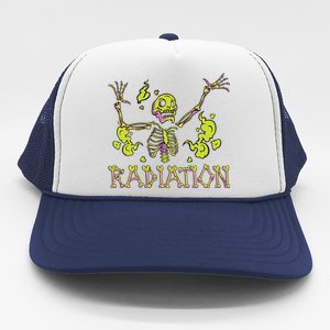 Radiation Skeleton Trucker Hat