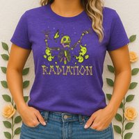 Radiation Skeleton Womens T-Shirt