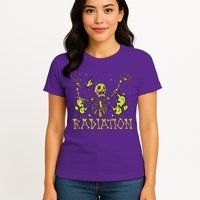 Radiation Skeleton Womens T-Shirt