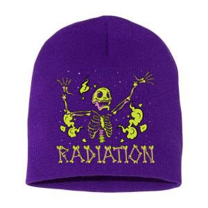 Radiation Skeleton Short Acrylic Beanie