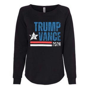 Retro Stripe 45 Trump Jd 2024 Vance Donald Trump 47 Gifts Womens California Wash Sweatshirt