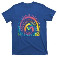 Rainbow Sixth 6Th Grade Vibes Back To School Tie Dye Gift T-Shirt