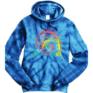 Rainbow Sixth 6Th Grade Vibes Back To School Tie Dye Gift Tie Dye Hoodie