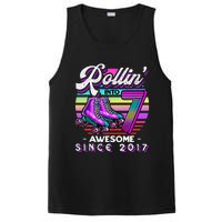 Roller Skating 7th Birthday Rollin Into 7 Awesome 2017 PosiCharge Competitor Tank