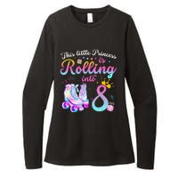 Roller Skate 8th Birthday 8 Year Old Girl Party Outfit Womens CVC Long Sleeve Shirt