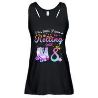 Roller Skate 8th Birthday 8 Year Old Girl Party Outfit Ladies Essential Flowy Tank