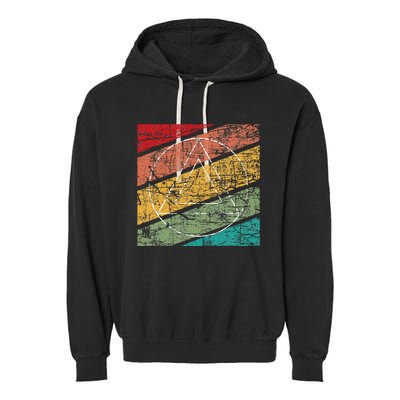 Retro Sobriety Anniversary Sober Aa Na Recovery Garment-Dyed Fleece Hoodie