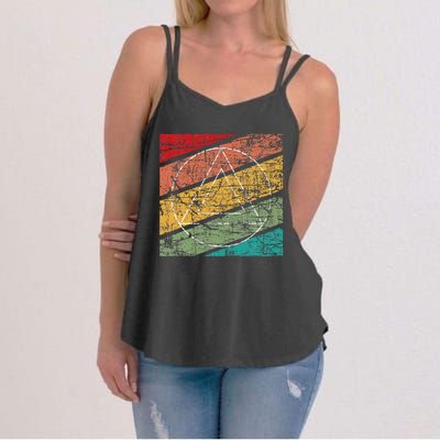 Retro Sobriety Anniversary Sober Aa Na Recovery Women's Strappy Tank