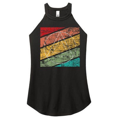 Retro Sobriety Anniversary Sober Aa Na Recovery Women's Perfect Tri Rocker Tank