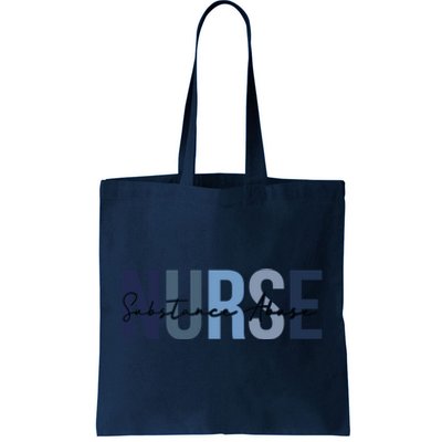 Retro Substance Abuse Nurse Print For Nursing Student Tote Bag