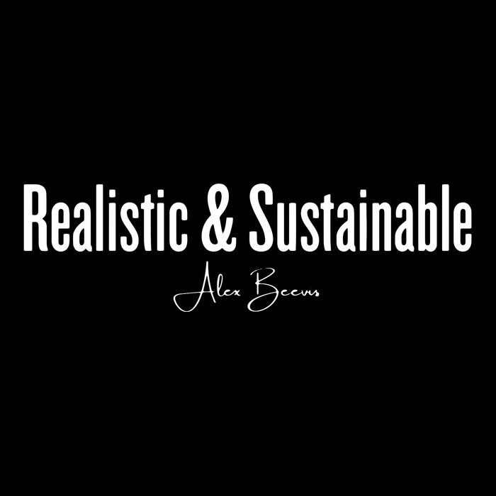Realistic & Sustainable Alex Beevis Signature Gym Drawstring Bag