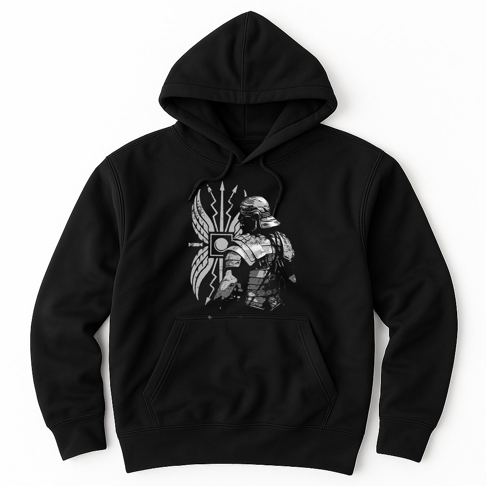 Roman Soldier Armor Imperial Gallic Scutum Ancient Rome Hoodie