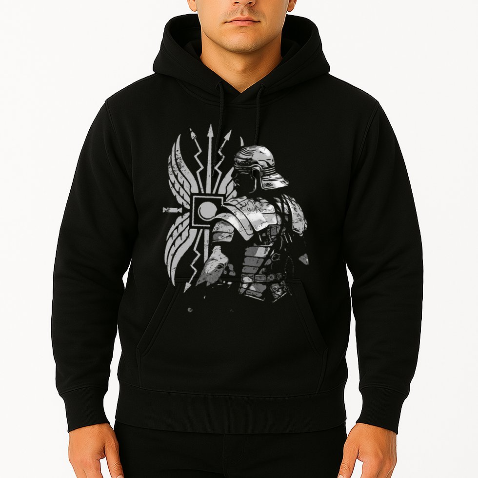 Roman Soldier Armor Imperial Gallic Scutum Ancient Rome Hoodie