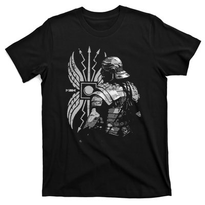 Roman Soldier Armor Imperial Gallic Scutum Ancient Rome T-Shirt