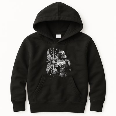Roman Soldier Armor Imperial Gallic Scutum Ancient Rome Kids Hoodie
