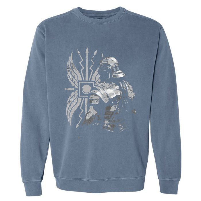 Roman Soldier Armor Imperial Gallic Scutum Ancient Rome Garment-Dyed Sweatshirt