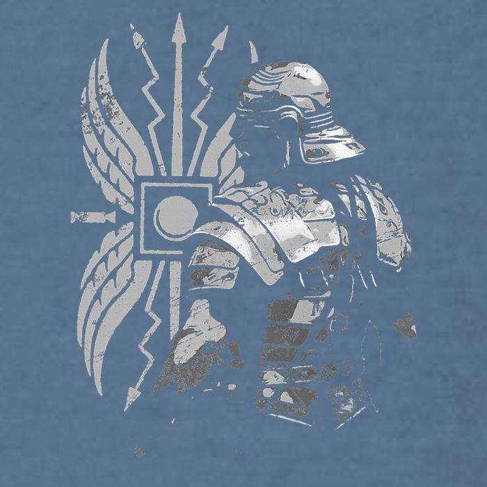 Roman Soldier Armor Imperial Gallic Scutum Ancient Rome Garment-Dyed Sweatshirt