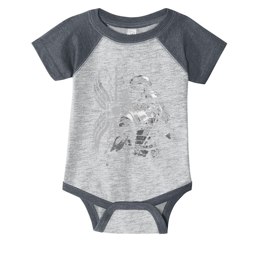 Roman Soldier Armor Imperial Gallic Scutum Ancient Rome Infant Baby Jersey Bodysuit
