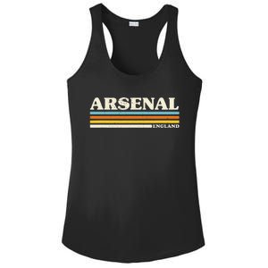 Retro Stripe Arsenal Ladies PosiCharge Competitor Racerback Tank