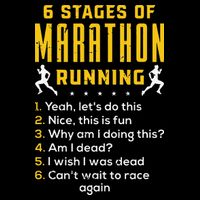 Runner Sport Athlete 6 Stages Of Marathon Running Backpack