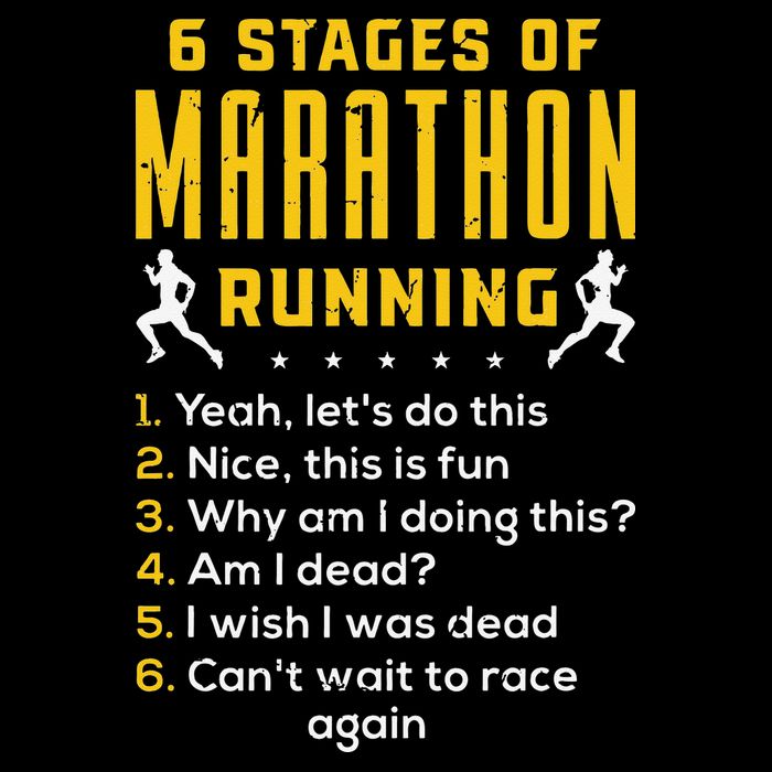 Runner Sport Athlete 6 Stages Of Marathon Running Backpack