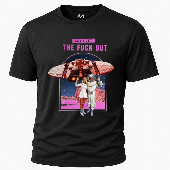 Retro Space Astronaut Couple Funny Performance Shirt