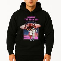 Retro Space Astronaut Couple Funny Hoodie