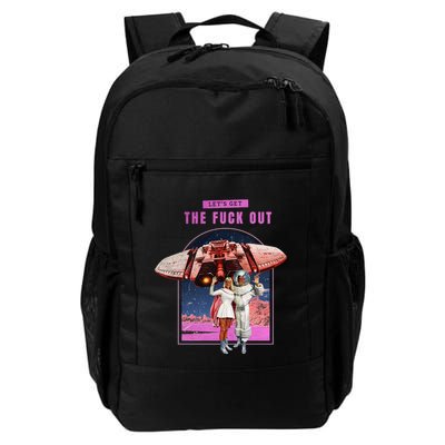 Retro Space Astronaut Couple Funny Backpack