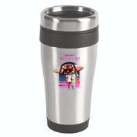 Retro Space Astronaut Couple Funny 16oz Travel Tumbler