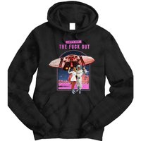 Retro Space Astronaut Couple Funny Tie Dye Hoodie