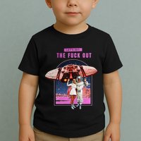 Retro Space Astronaut Couple Funny Toddler T-Shirt