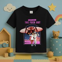 Retro Space Astronaut Couple Funny Toddler T-Shirt