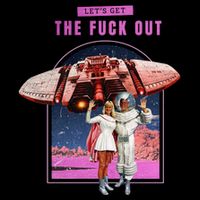 Retro Space Astronaut Couple Funny Visor