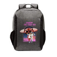 Retro Space Astronaut Couple Funny Vector Backpack